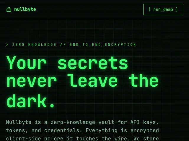 Cipher website preview