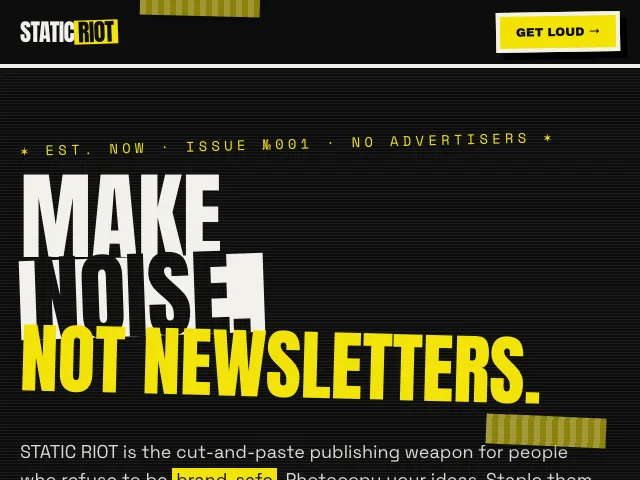 Manifesto website preview
