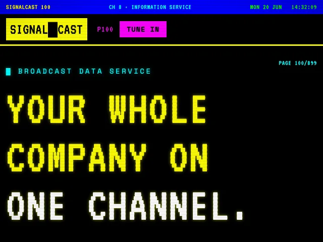 Teletext website preview