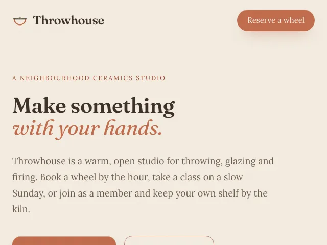 Kiln website preview