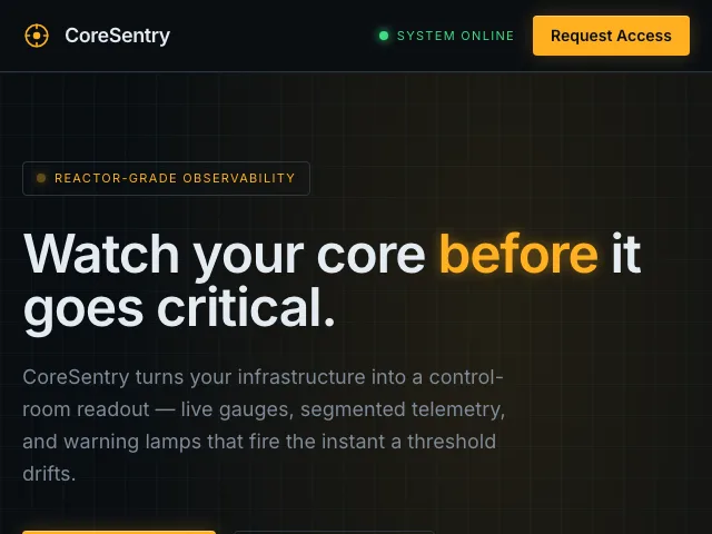 Reactor website preview